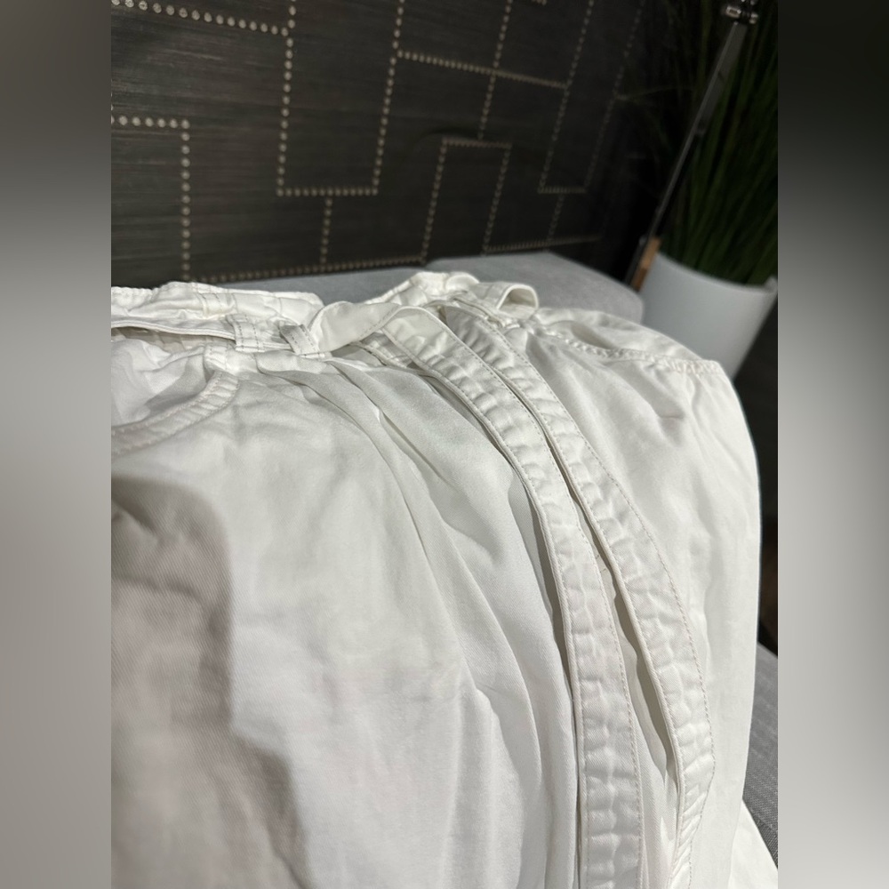White Drawstring Pants - image 2